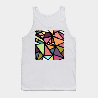 Colorful triangles pattern 5 Tank Top